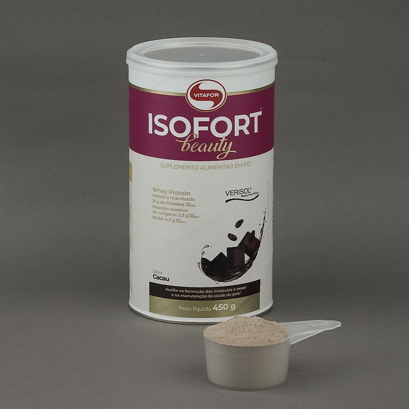 Isofort Beauty - 450g cacau - Vitafor